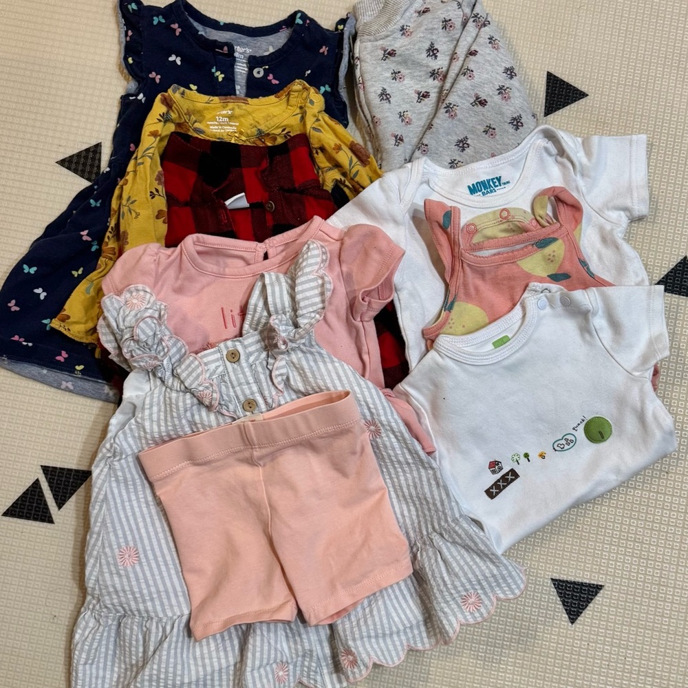 12-18 month baby girl clothing lot